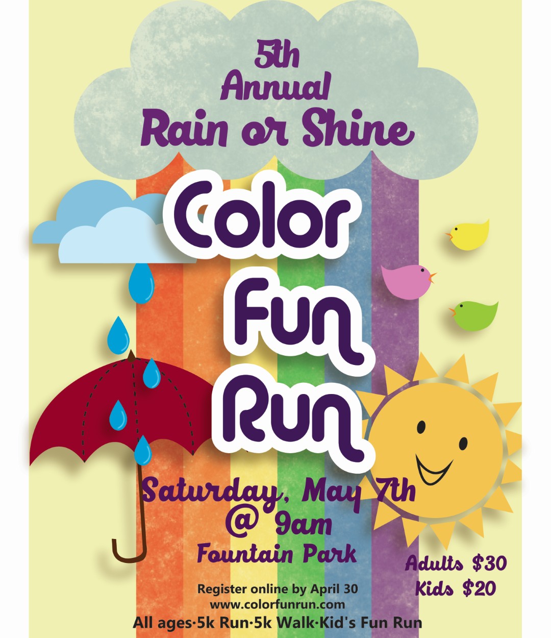 Graphic design poster by Lindy Adams